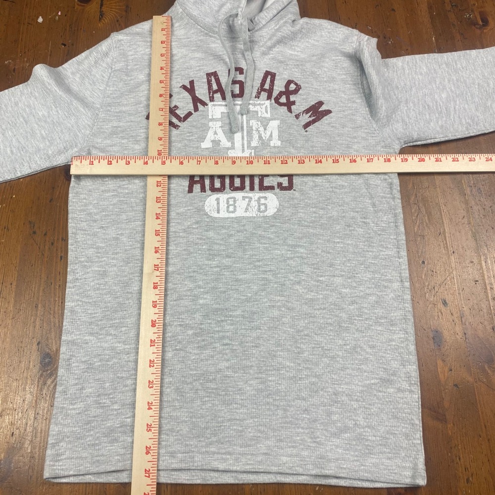Champion Texas A&M Aggies Hoodie Grey Mens Size M Pullover Athletic Wear - Picture 6 of 8